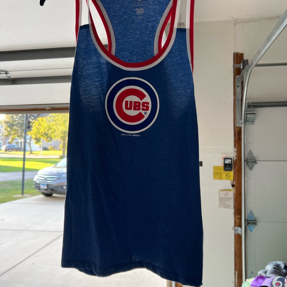 Genuine Merchandise Blue women’s Tank Top with Red Trim size M